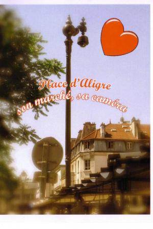 Carte postale au maire de Paris, éditée par l'association du quartier.