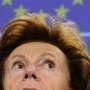 L'ex-commissaire européenne Neelie Kroes va à la soupe chez uber