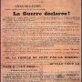 Août 1914 Affiche de la CGT