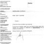 Courrier de l'huissier