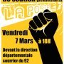 Rassemblement de soutien vendredi 7 mars