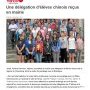 160627 - Une délégation d'élèves chinois reçus en mairie - Ouest-France