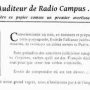 Confinement Radio !
