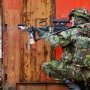 Militaires néerlandais à l'entrainement