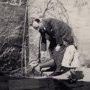 Jean Zay - 1943 ? - En prison à Riom avec sa fille Hélène.
