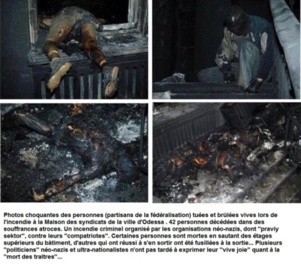 Il y a un an, le massacre de la Maison des syndicats d'Odessa (Odessa Khatyn)