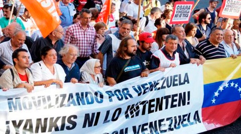 Marche de soutien au Venezuela á Buenos Aires