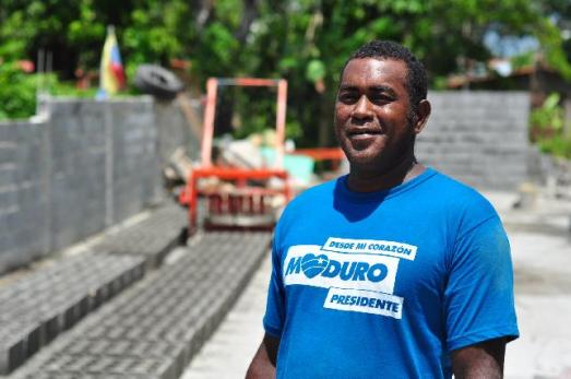 Argenis Quintana, porte-parole du Conseil Communal et travailleur de la briqueterie
