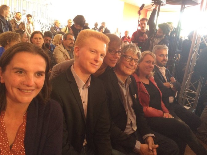 La France Insoumise présente en nombre lors de l'allocution de Pierre Laurent à la fête de l’Humanité !